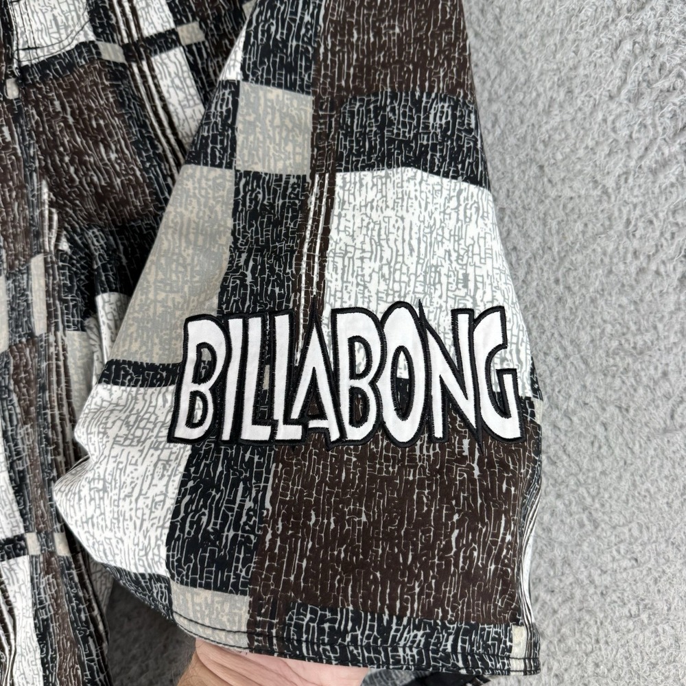 Billabong Men's Board Shorts Size 36 Checkered Logo Y2k - Picture 3 of 11